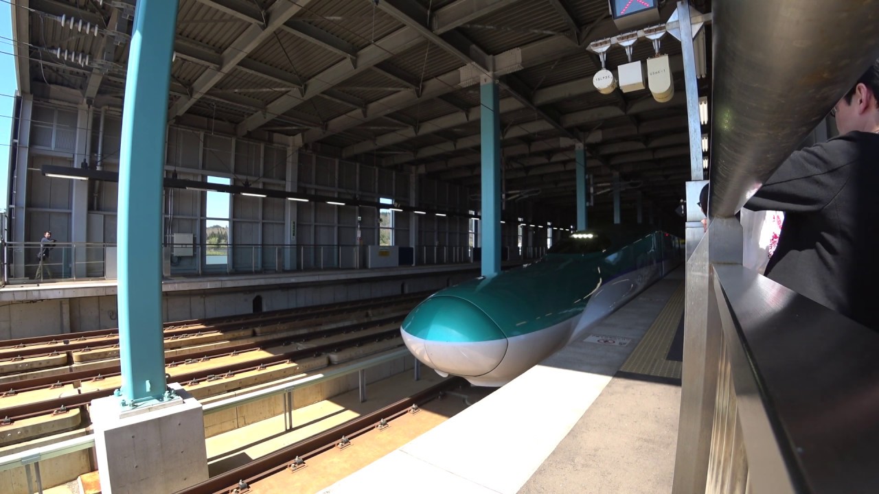 鉄道博物館 駐車場 北海道鉄道動画（木古内駅）4K対応 Videos taken in Hokkaido