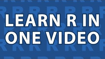 Learn R in 1 Video