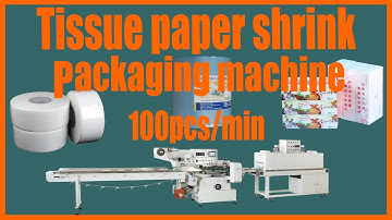 Shrink wrap packaging machine for tissue roll Towel&Non-woven tissue