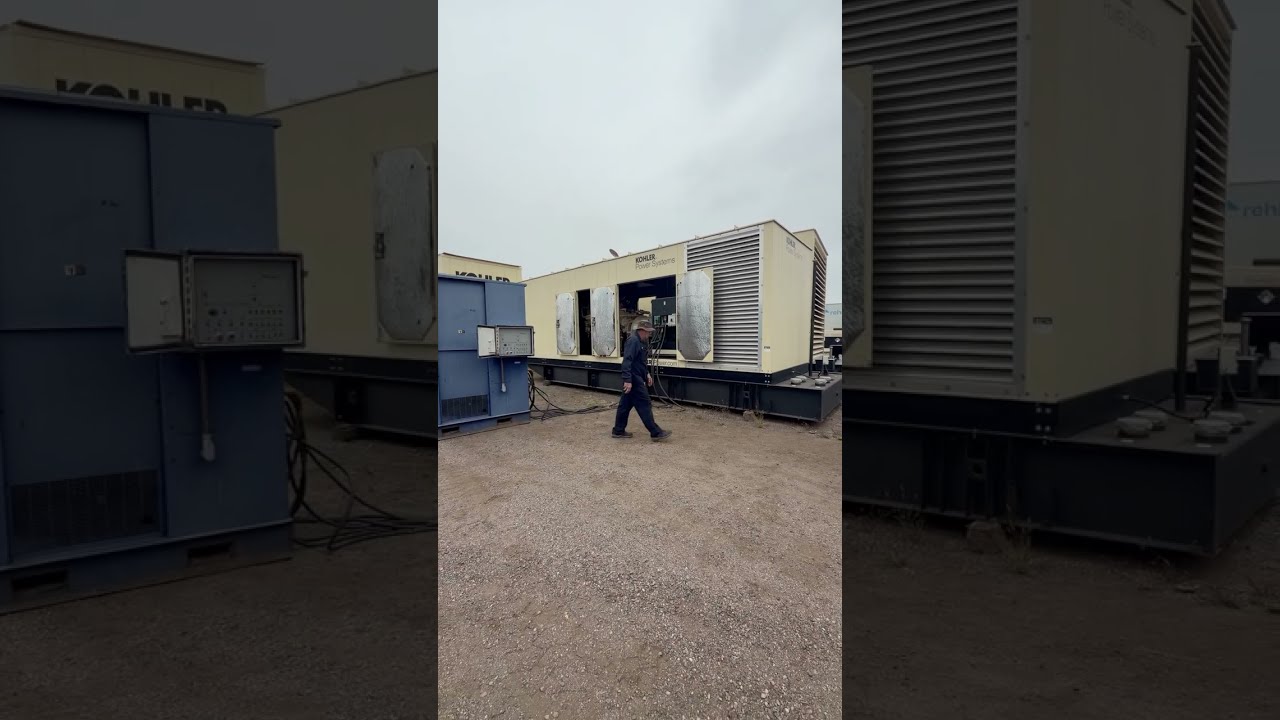 760kW Kohler Diesel Generator | Load Bank Test | Unit 093719