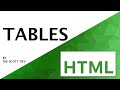 HTML Tables | HTML Step by Step Beginners Course