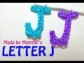 Rainbow Loom Letter J Charm Using Just the Hook