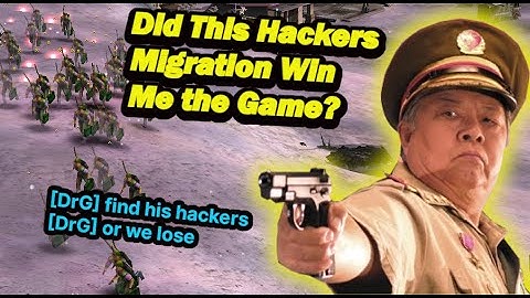 FFA With 8 Players In Defcon 51 Winter Map  | Inf - C&C Zero Hour