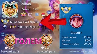 ТОП 1 МИРА ФРЕЙЯ НАВАЛИВАЕТ КРИНЖА / MOBILE LEGENDS