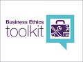 The ibe business ethics toolkit what is it