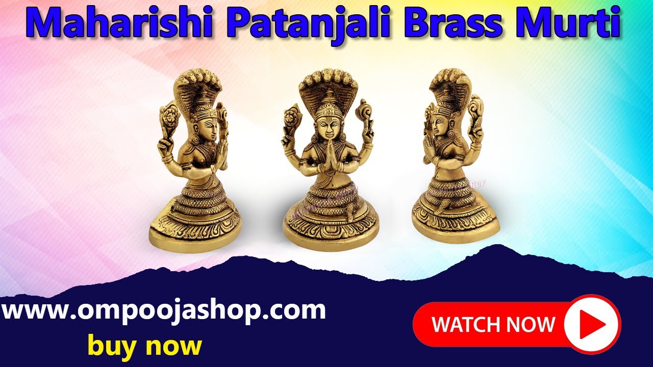 Maharishi Patanjali Brass Murti Om Pooja Shop YouTube