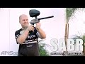 Hk army sabr paintball gun  shooting