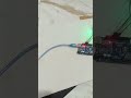 By using Arduino blinking the LED'S