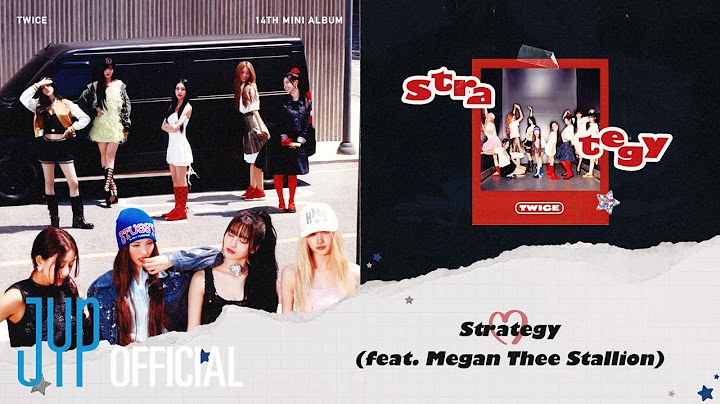 TWICE “Strategy (feat. Megan Thee Stallion)” Official Lyric Video