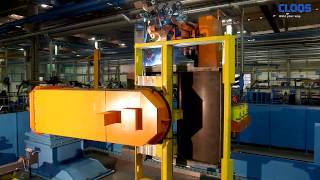 CLOOS - QIROX Robot system for waste container welding