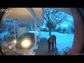 Woman Slips on Icy Sidewalk Leaving for Work
