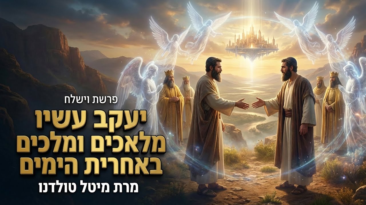 יעקב עשיו מלאכים ומלכים באחרית הימים ✨ בסוד הפרשה - וישלח תשפ״ו ✨ מרת מיטל טולדנו