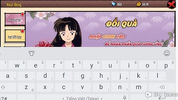 Mã Code tân thủ tháng 9 Inuyasha ( T7A7315D )