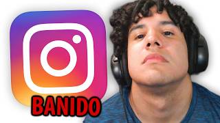 fui banido do instagram
