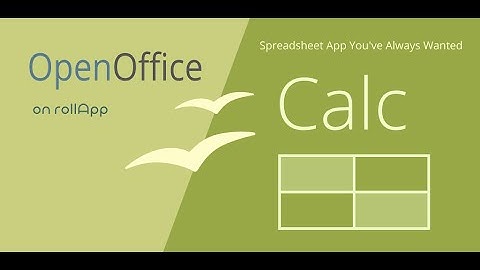 OpenOffice Calc on rollApp