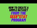 How To Create A Simple Dataset from the SEER*STAT Program