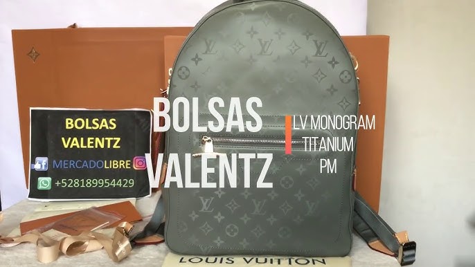 LOUIS VUITTON Monogram Titanium Messenger PM 955382