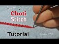 AARI WORK CHOTI STITCH TUTORIAL | Aari embroidery stitches