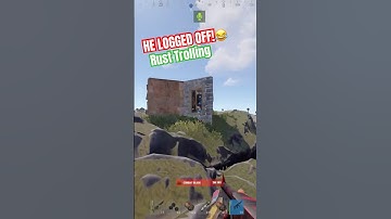 I Bullied My Neighbour In Rust..😂(He Logged) #rust #rustclips