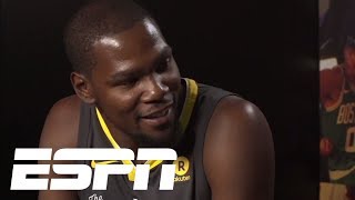 Kevin Durant says Steph Curry and him were never in a bad place ESPN