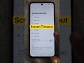 how to change screen timeout in moto #motorola #techtutorial #techshorts