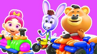 balloon bikes mosquito trouble spooky camp fun learn emotions