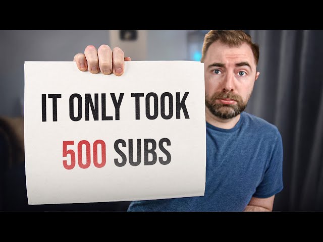 How YouTube can change your life (with only 500 subscribers) class=