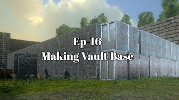 Ark mobile Ep-16|Making vault base|pvp| multiplayer|