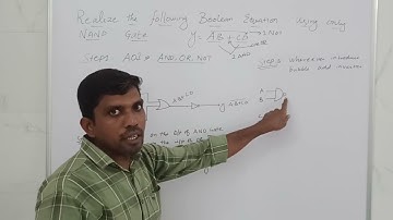 Van uitdrukking naar circuit: Booleaanse functie implementeren met NAND-poorten || S Vijay Murugan