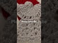 Crochet Christmas Angel🧶Please subscribe easy to follow tutorial at CrochetAtoZ.