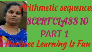 Arithmetic sequences class 10/SSLC maths class in Malayalam/Kerala class 10 Maths/part 1