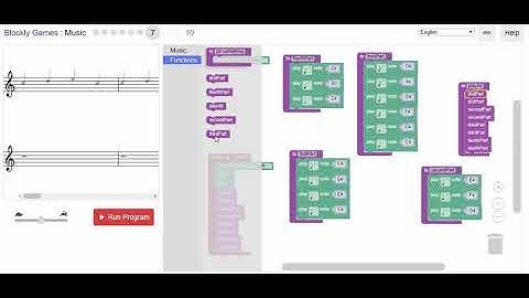 Blockly Games - music - Level 7
