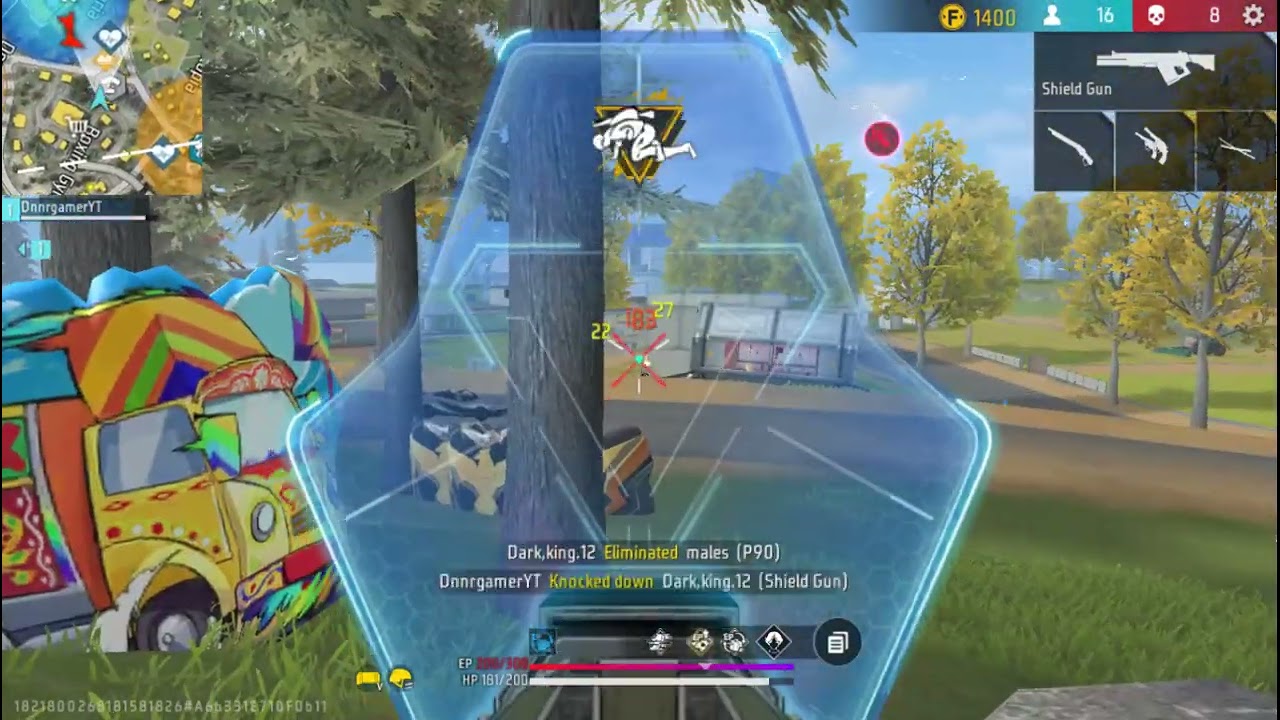 1 VS 17 HACKER GAMEPLAY RED NUMBER DNNR GAMER