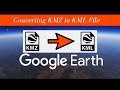 Converting kmz to kml file