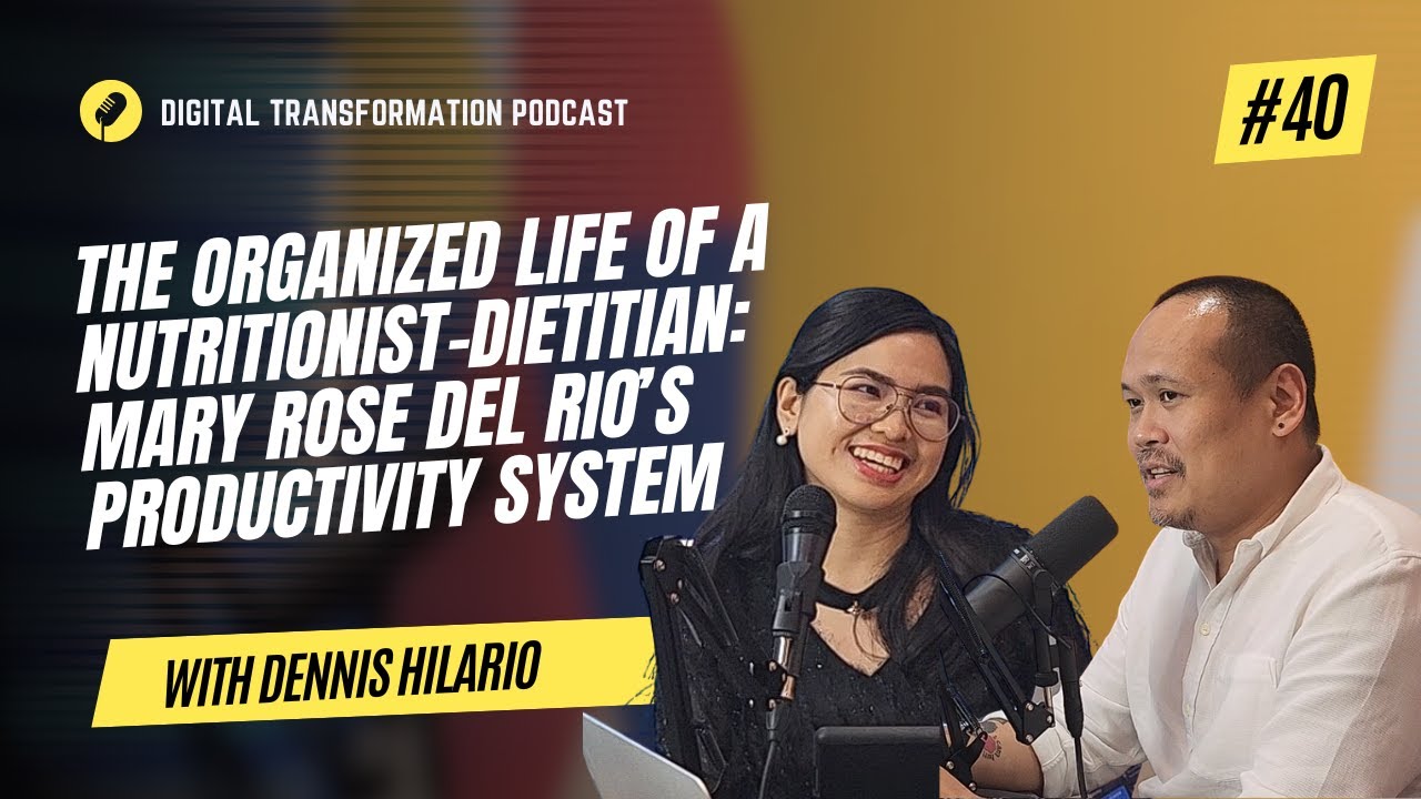 Productivity System of a Health Professional:Mary Rose Del Rio, RND ...
