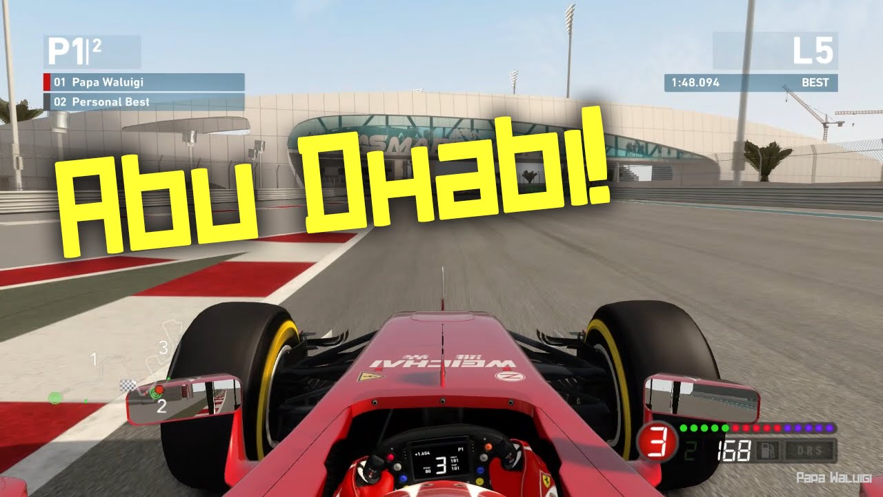 F1 2014 Abu Dhabi Onboard Lap Ferrari [60fps]