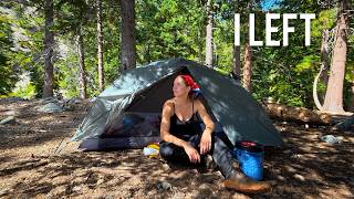First Solo Backpacking Adventure Didn't Go as Planned | Van Life Adventures
