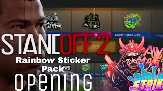 RAINBOW Sticker Pack OPENING! | Standoff 2