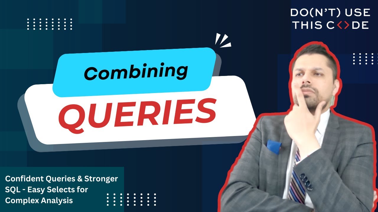 How do I combine multiple queries? | Easy SQL Selects Part 6 - YouTube