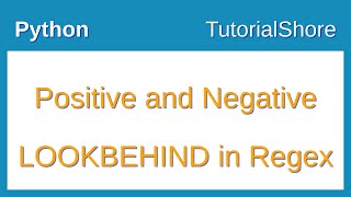 Positive and Negative Lookbehind in Regular Expression with Python