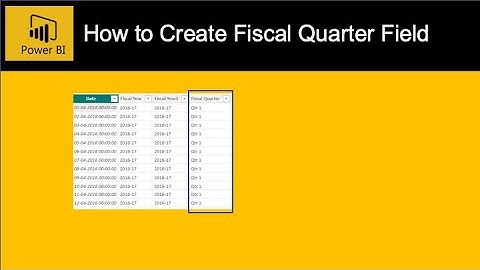 Power BI DAX - How to Calculate Fiscal Quarters From Fiscal Date and Add as a Fiscal Calendar field
