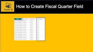 power bi dax - how to calculate fiscal quarters from fiscal date and add as a fiscal calendar field