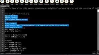 How to add music to coding with mu code