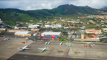 PUSH BACK using REVERSE THRUST - Scenic departure from Tenerife North