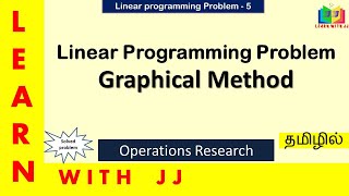 #operationsresearchintamil || Part 5 || #lpp ||#linearprogramingproblem ||  #graphicalmethod