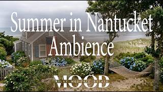Cozy Nantucket Beach Cottage Ambience πΊπΈ Ocean Waves, Summer Breeze & New England Coastal Relaxation