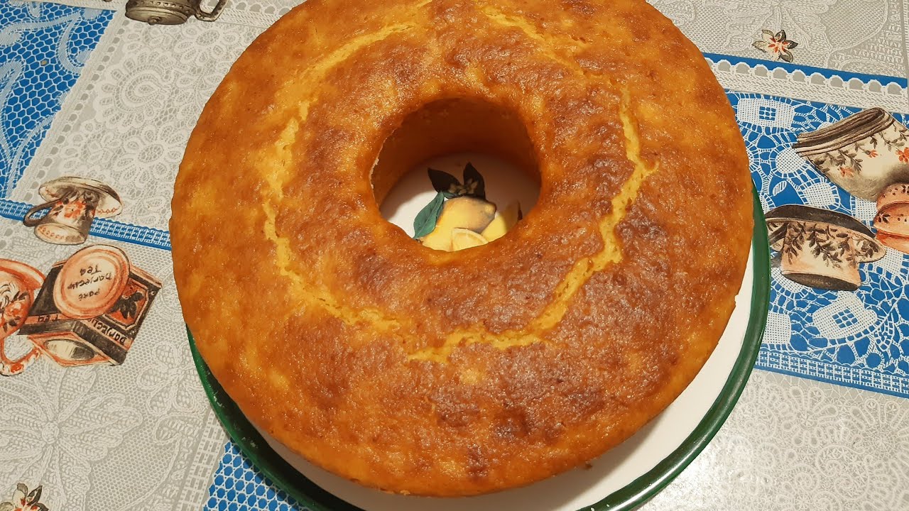 Bolo de fubá com iogurte  natural e parmesão a melhor receita 