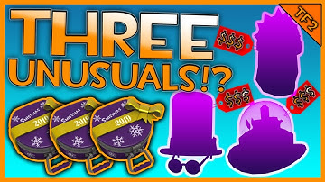 3 UNUSUALS, 1 VIDEO! OUR LUCK HAS RETURNED! WINTER 2019 CASE UNBOXING! - TF2 Weekly Unboxing