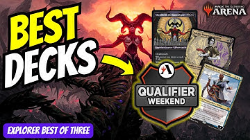 Best Decks MTG Explorer Best of Three | MTG Arena Qualifier Weekend