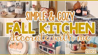 🍁NEW FALL KITCHEN DECORATE WITH ME 2022│COZY FALL KITCHEN DECOR IDEAS│DECOR ON A BUDGET